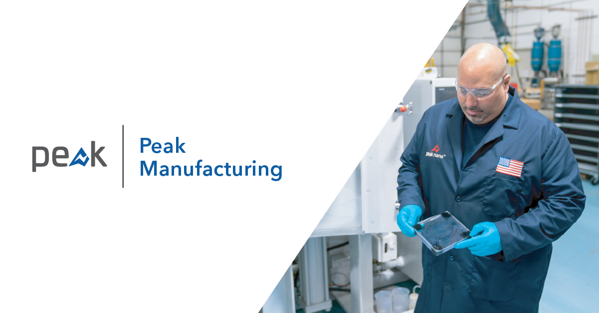 U.S. Based-Manufacturing | Peak Nano